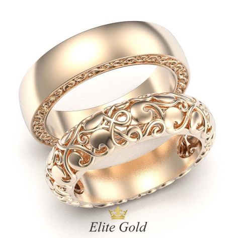 ажурные кольца Ника - версия без камней