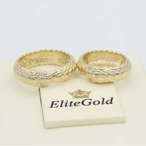 в лимонном золоте с бриллиантами