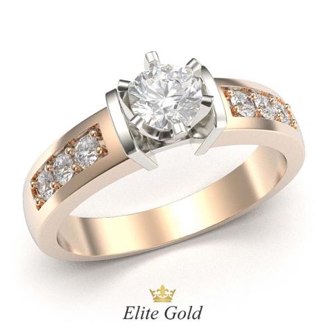 кольцо Remi в 2 цветах золота