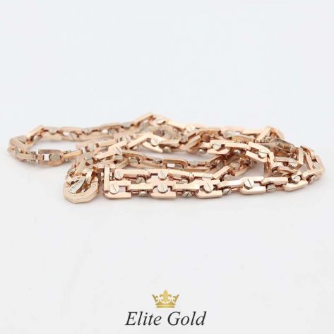 цепь в стиле Барака в красном и белом золоте