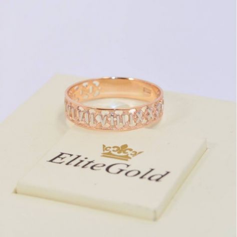 в красном золоте без камней