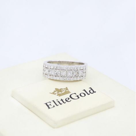 в белом золоте с бриллиантами