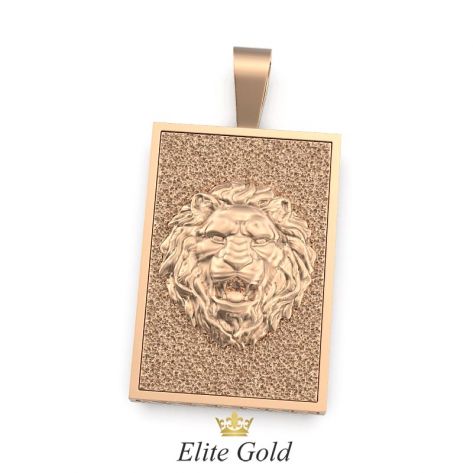 Золотая ладанка с изображением льва