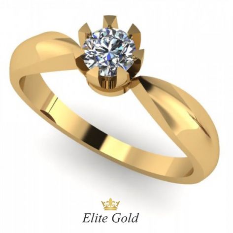 Золотое женское кольцо Edwina