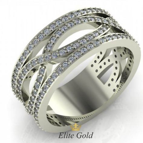 Золотое женское кольцо Odelia в камнях