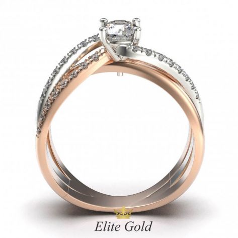 женское кольцо Irisa в камнях