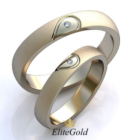 Авторские лаконичные кольца Corde с двумя половинками сердца