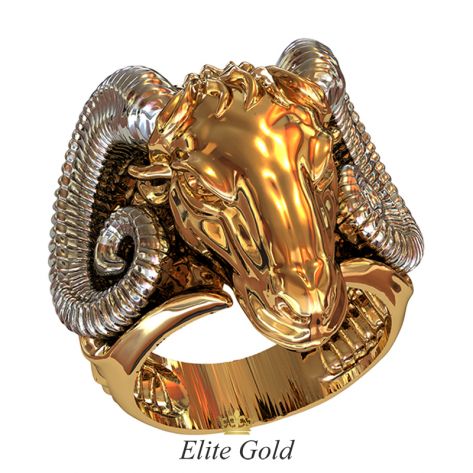 Фантазийный мужской перстень Bestia с реалистичным изображением животного
