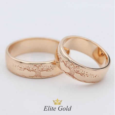 кольца Дерево Жизни - вид сзади