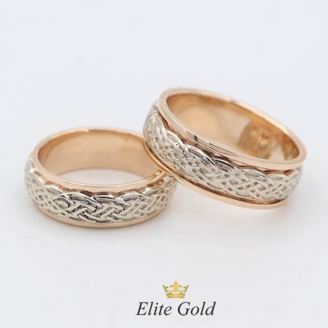 кольца Always & Forever в белом и красном золоте