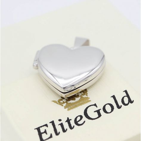 Золотой кулон в виде сердца