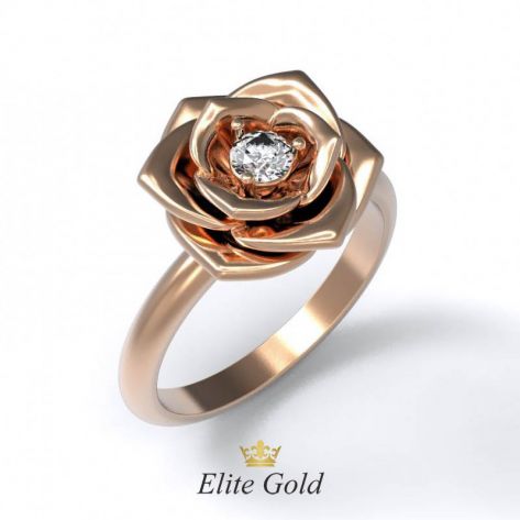 Эксклюзивное женское кольцо Alice в виде цветка