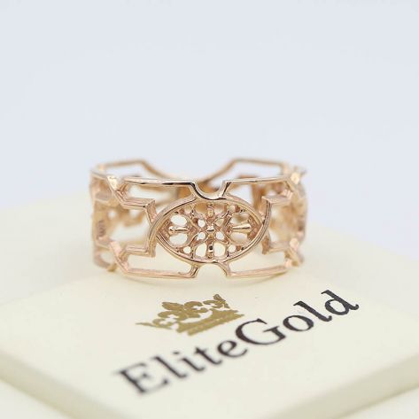 Дизайнерское кольцо Finola с цветочным узором