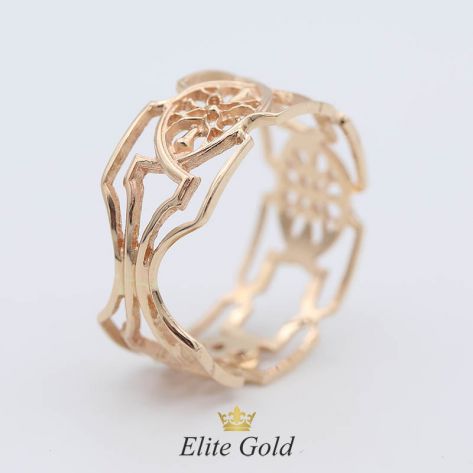 Дизайнерское кольцо Finola с цветочным узором