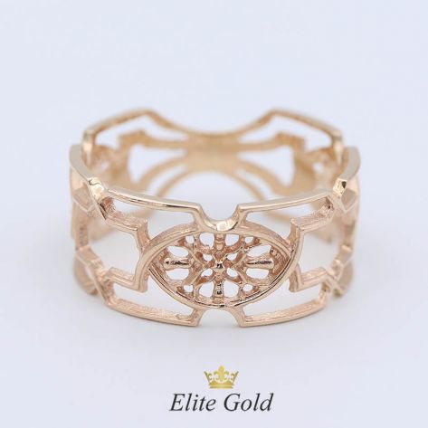 Дизайнерское кольцо Finola с цветочным узором