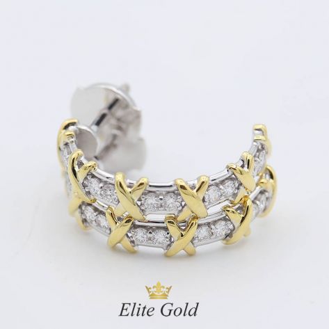 Авторские серьги 18 Stones в стиле ювелирного бренда