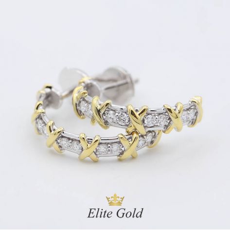 Авторские серьги 18 Stones в стиле ювелирного бренда