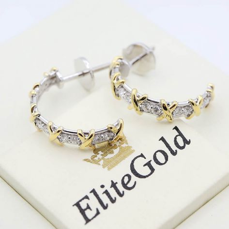 Авторские серьги 18 Stones в стиле ювелирного бренда