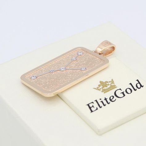 в красном золоте с бриллиантами