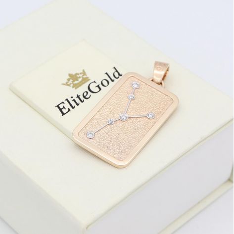 в красном золоте с бриллиантами