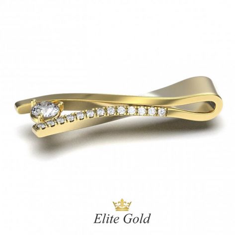 Эксклюзивный кулон Shannon в виде петельки в камнях