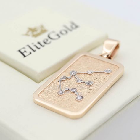 кулон-подвеска Sari с изображением созвездия Водолей