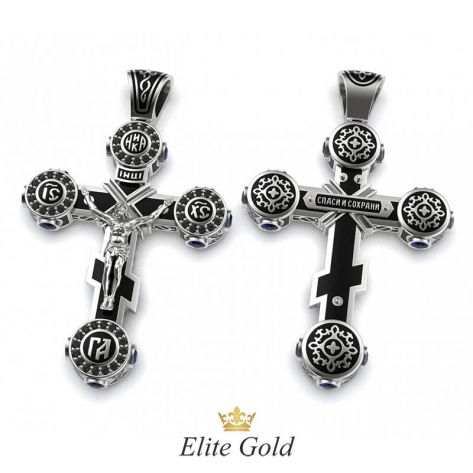 Авторский крест Speranza с ювелирной эмалью