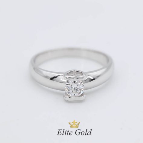 Авторское кольцо для помолвки Sparkling Beauty с одним камнем