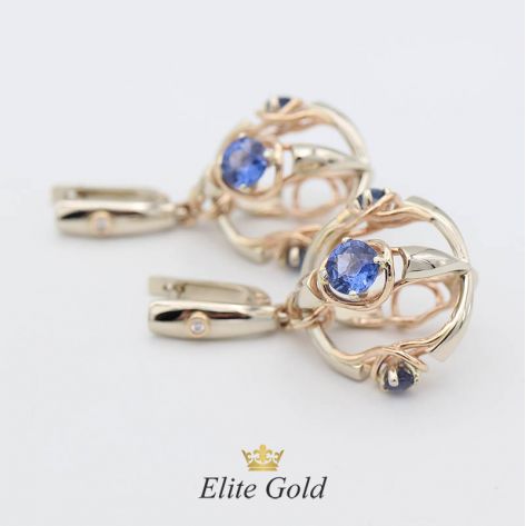 Эксклюзивные серьги Siren с подвесными элементами в виде сфер