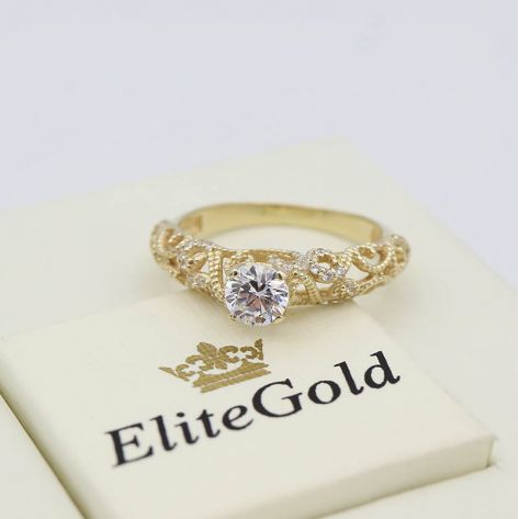 Дизайнерское кольцо для помолвки Champagne Dreams
