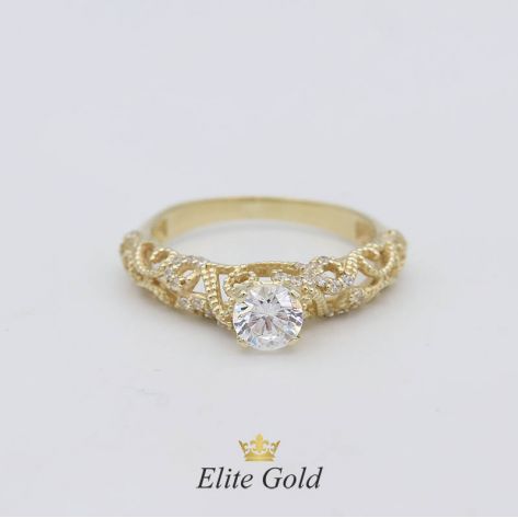 Дизайнерское кольцо для помолвки Champagne Dreams