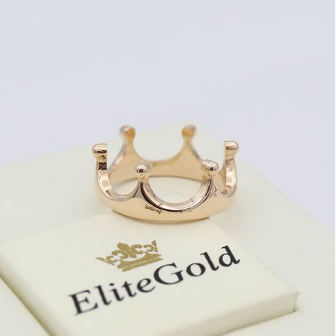 Лаконичное кольцо-корона Kali без камней