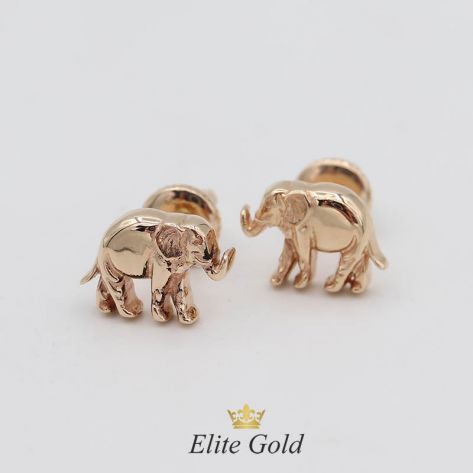 Авторские серьги Elephante Big в виде слоников
