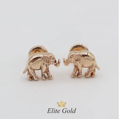 Авторские серьги Elephante Big в виде слоников