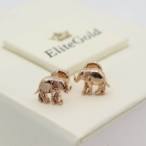 Авторские серьги Elephante Big в виде слоников