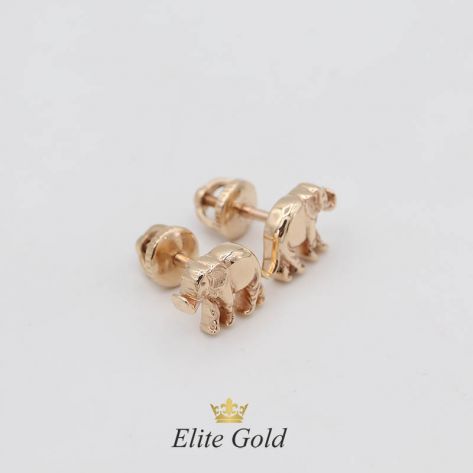 Авторские серьги Elephante Big в виде слоников