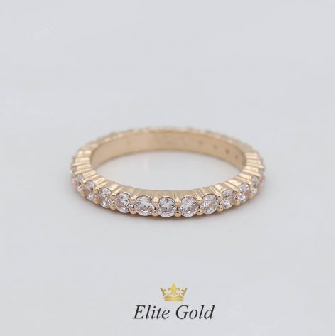 Авторское кольцо Harper с дорожкой камней по кругу