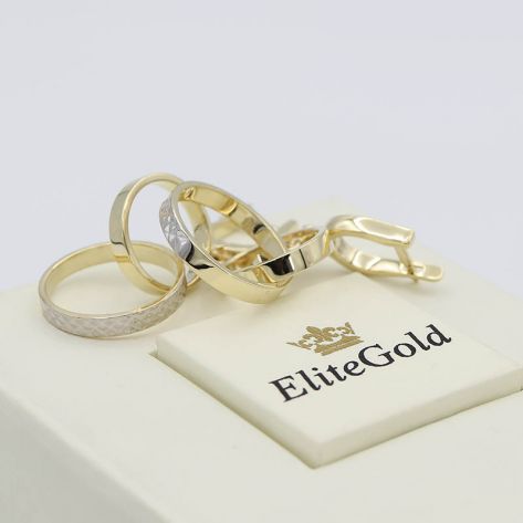 Авторские серьги Aleana с подвесными кругами