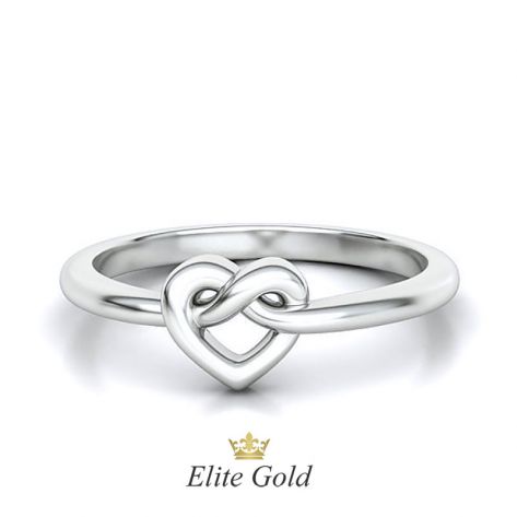 Авторское тонкое кольцо Infinity Knot в виде узла