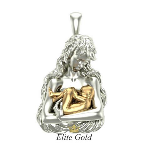 Авторский рельефный кулон Maternitа