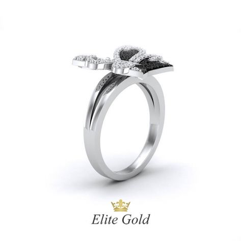 Дизайнерское кольцо Decollare в камнях