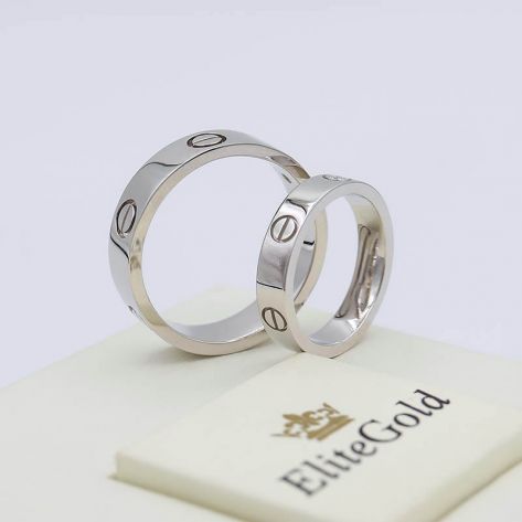 Кольцо в стиле Cartier Love Small в красном золоте