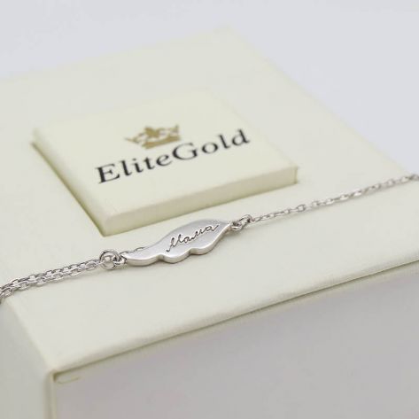 Авторское тонкое колье Angelica с вставкой