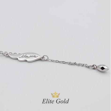 Авторское тонкое колье Angelica с вставкой