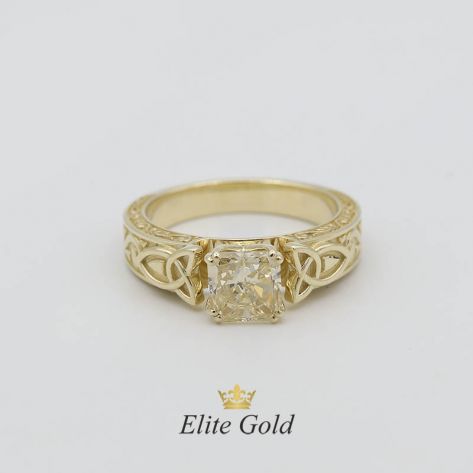 Авторское кольцо Radiance - вид сбоку