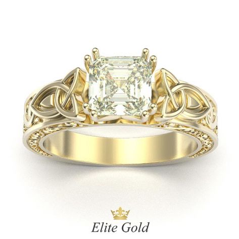 Авторское кольцо Radiance - вид сбоку