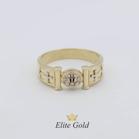 Авторский мужской перстень Empire с изображением короны в центре