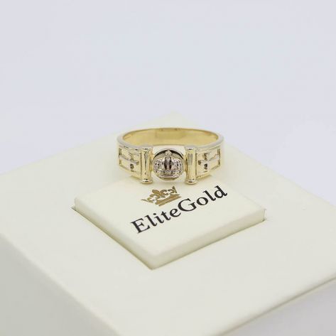 Авторский мужской перстень Empire с изображением короны в центре