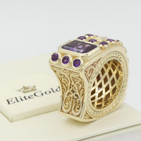 Эксклюзивный перстень The Alchemist - вид сбоку