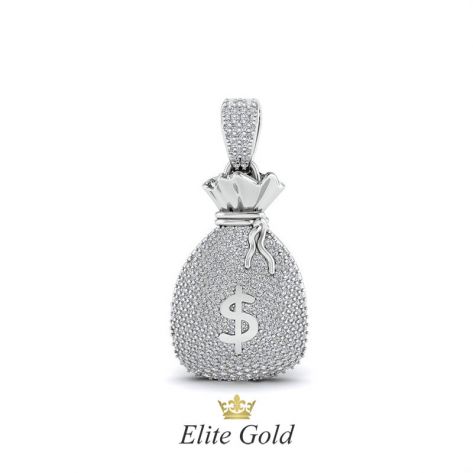 Подвеска Money Bag с россыпью камней